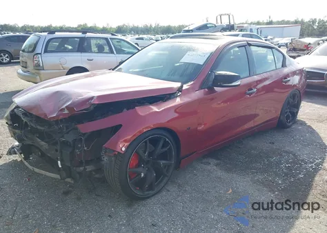 2015 Infiniti Q50 Premium/Sport from USA, damaged, VIN JN1BV7AP5FM339324